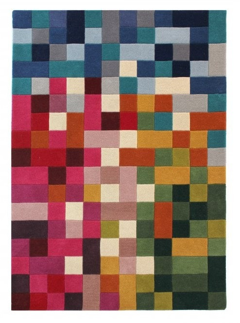 Levně Flair Rugs koberce Ručně všívaný kusový koberec Illusion Lucea Multi - 120x170 cm