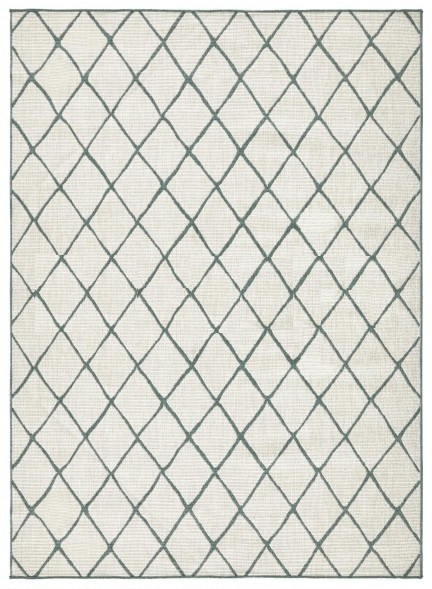Levně NORTHRUGS - Hanse Home koberce Kusový koberec Twin-Wendeteppiche 103117 grün creme – na ven i na doma - 80x350 cm