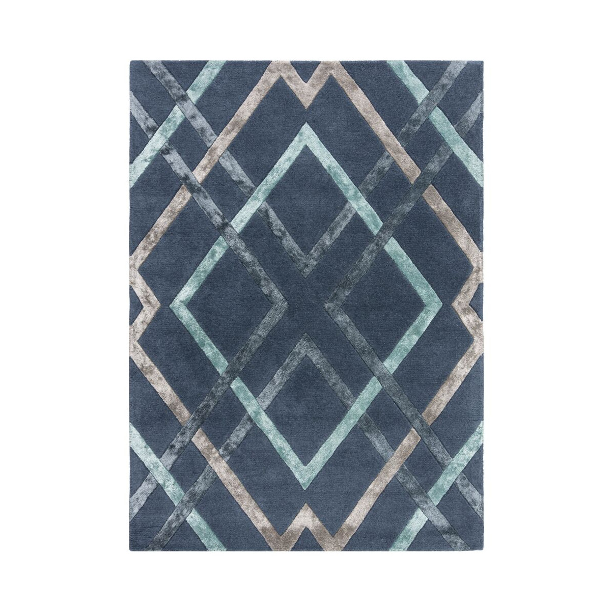 Kusový koberec Architect Trellis Blue