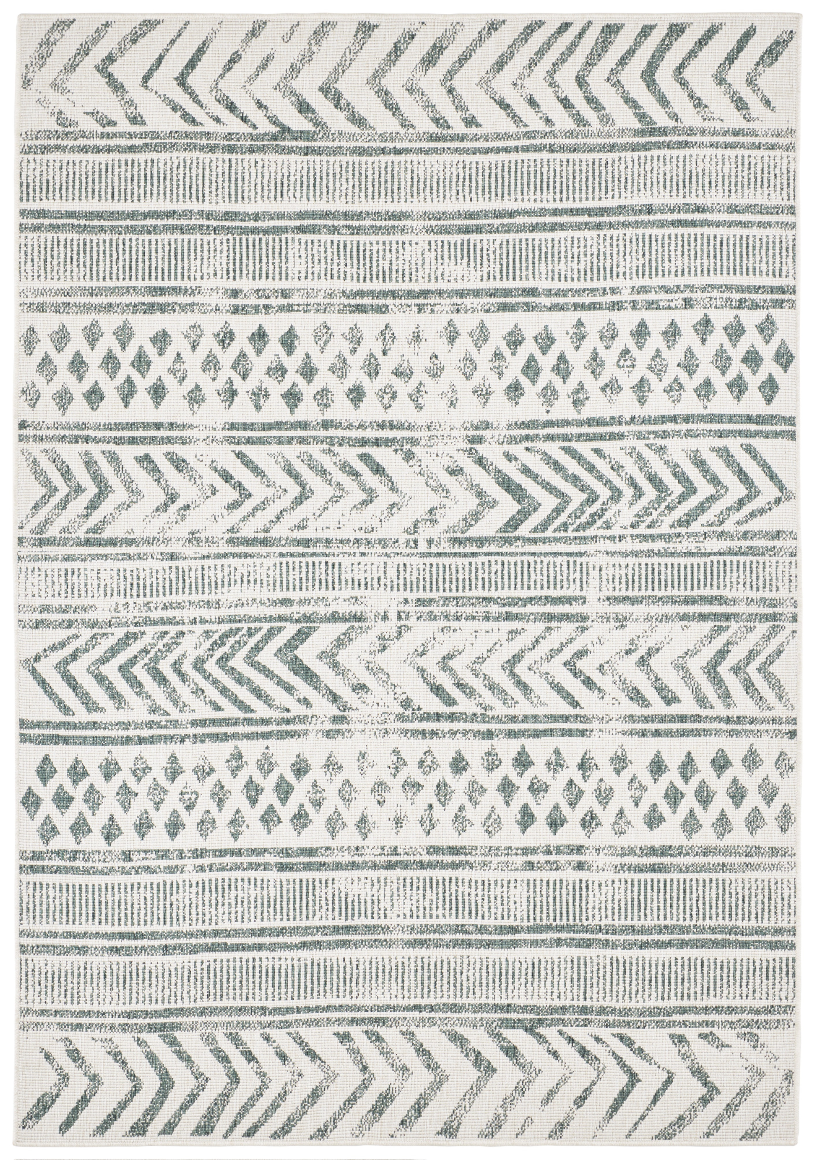 Levně NORTHRUGS - Hanse Home koberce Kusový koberec Twin Supreme 103861 Biri Green/Cream – na ven i na doma - 120x170 cm