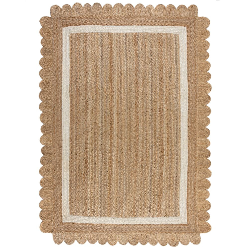 Levně Flair Rugs koberce Kusový koberec Grace Jute Natural/White - 160x230 cm