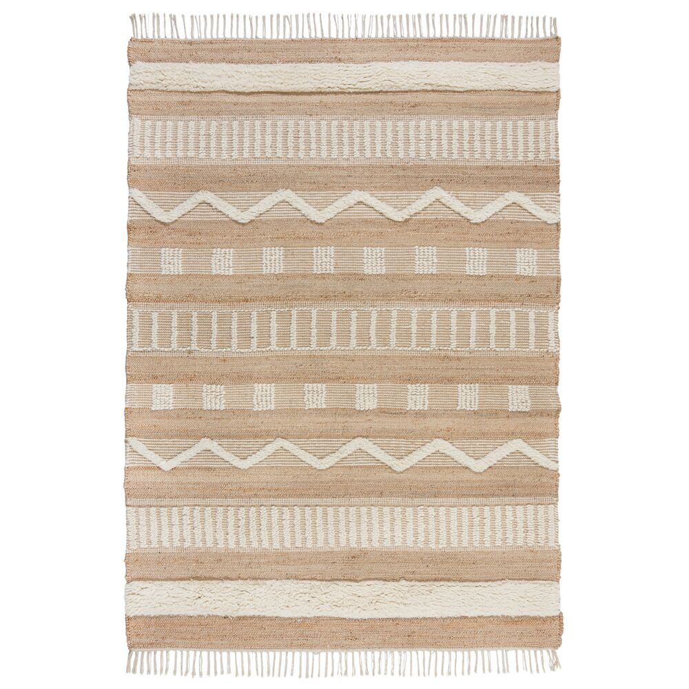 Levně Flair Rugs koberce Kusový koberec Jubilant Medina Jute Natural/Ivory - 120x170 cm
