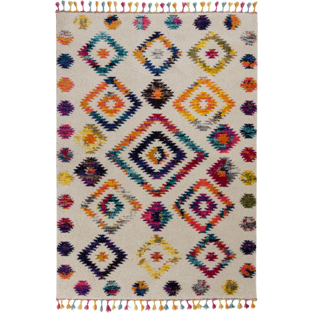 Levně Flair Rugs koberce Kusový koberec Menara Bohemia Cream - 120x170 cm