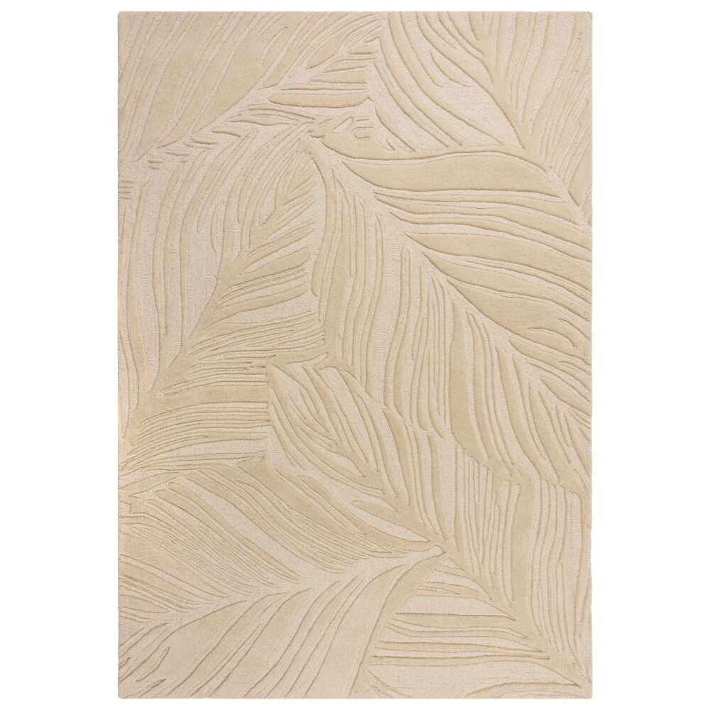 Levně Flair Rugs koberce Kusový koberec Solace Lino Leaf Natural - 120x170 cm