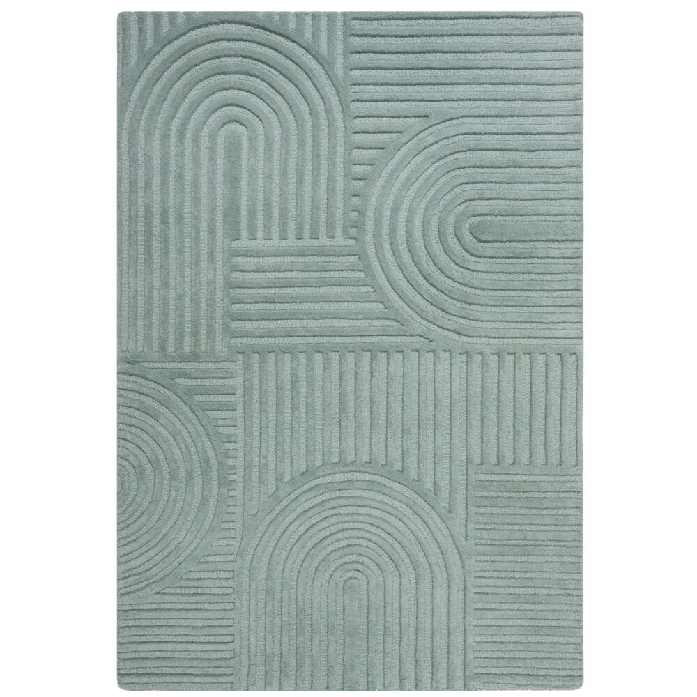 Levně Flair Rugs koberce Kusový koberec Solace Zen Garden Duck Egg - 120x170 cm