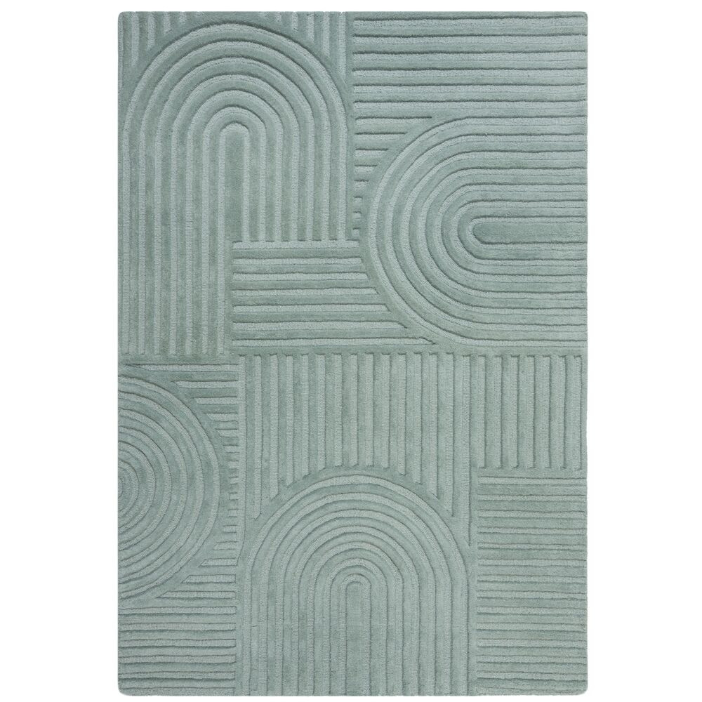 Levně Flair Rugs, Kusový koberec Solace Zen Garden Duck Egg, 160x230, zelená, ložnice