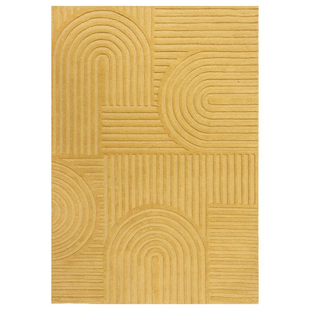 Levně Flair Rugs koberce Kusový koberec Solace Zen Garden Ochre - 120x170 cm