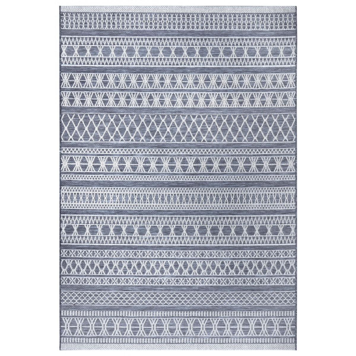 AKCE: 130x190 cm Kusový koberec Mujkoberec Original Elina 105157 Silverblue Creme – na ven i na doma
