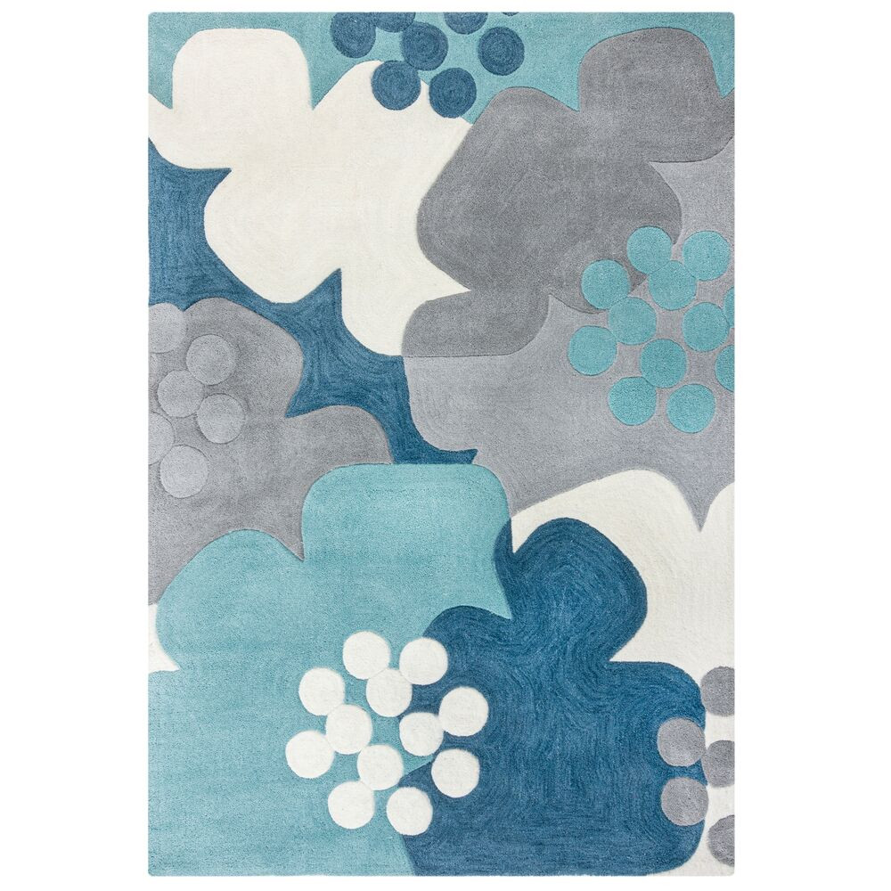 Levně Flair Rugs koberce Kusový koberec Zest Retro Floral Blue - 160x230 cm