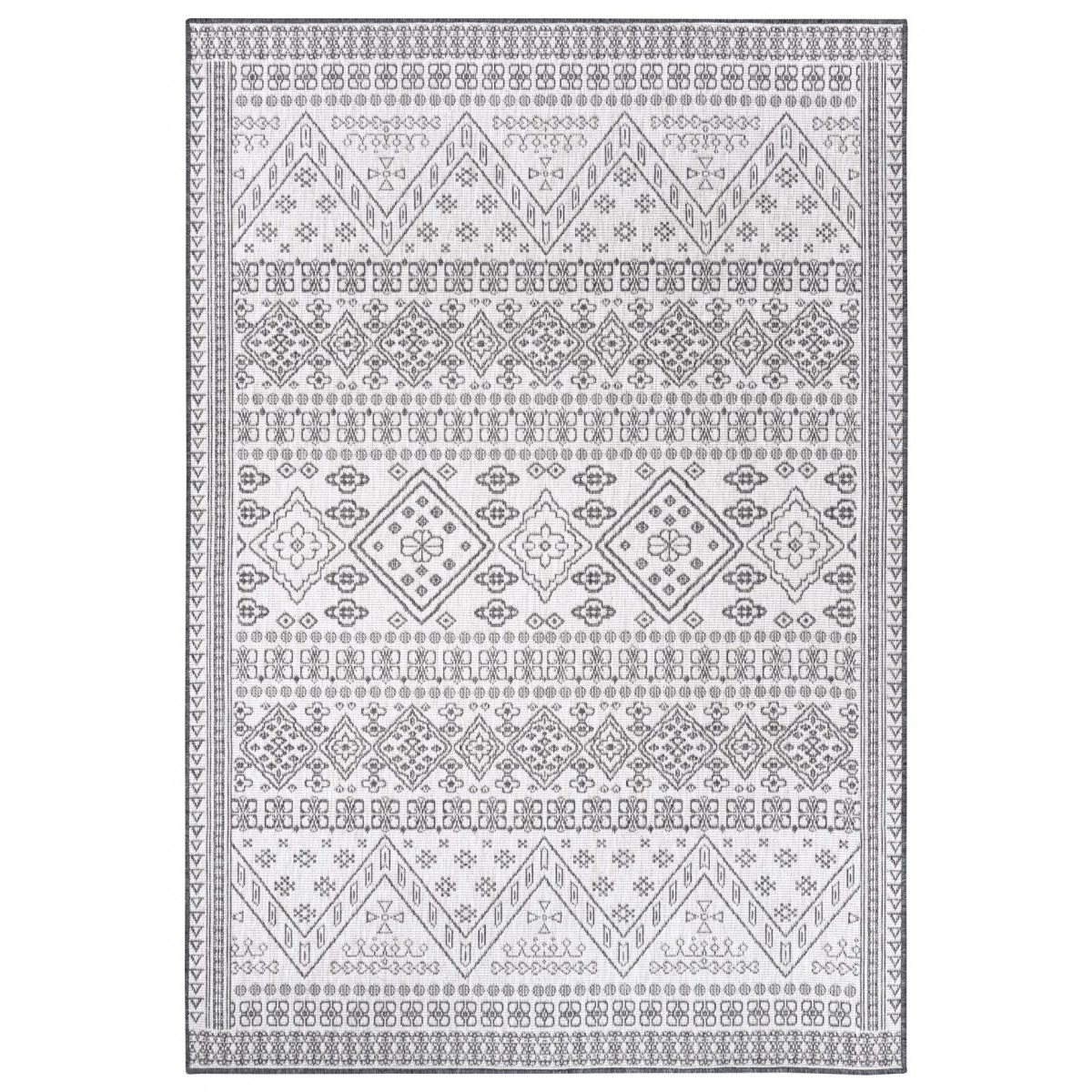 Kusový koberec Twin-Wendeteppiche 105509 Silver – na ven i na doma