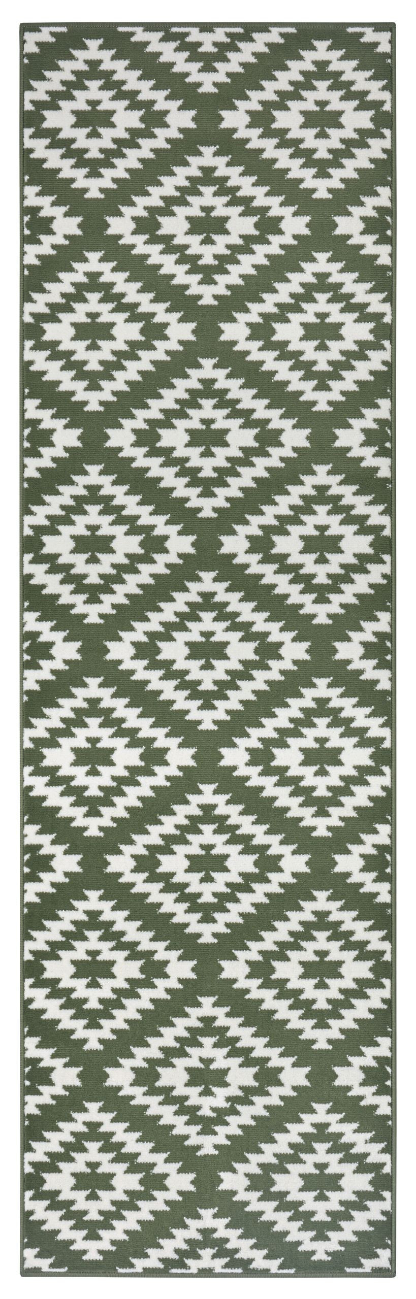 Levně Hanse Home Collection koberce Běhoun Basic 105467 Green - 80x450 cm