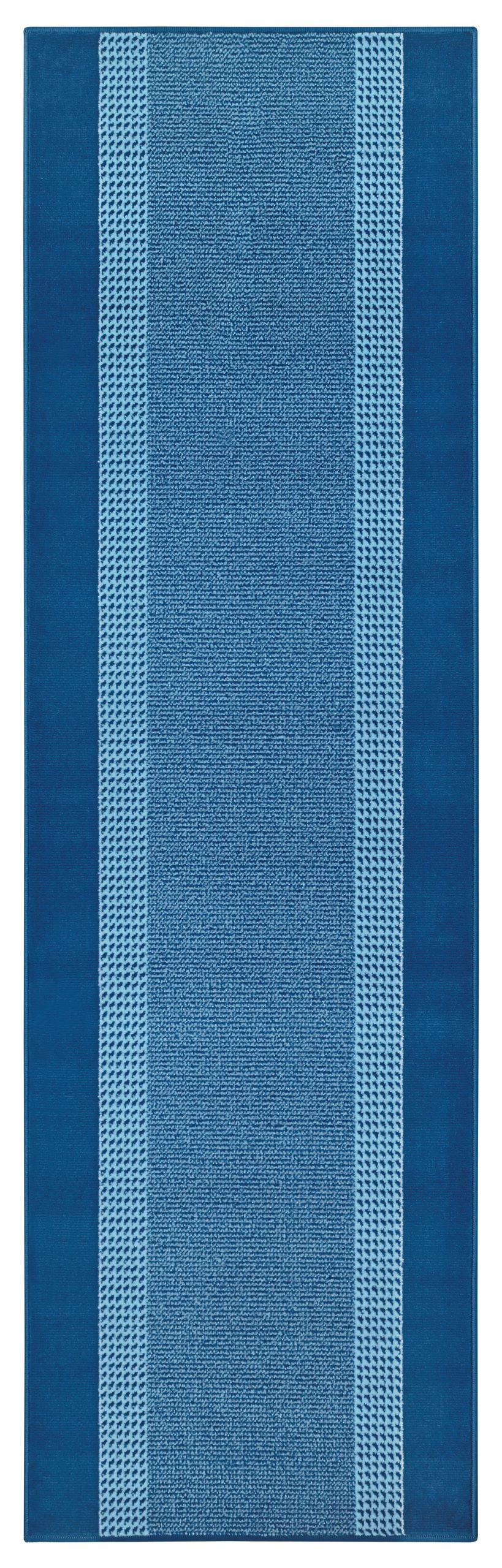 Levně Hanse Home Collection koberce Běhoun Basic 105489 Jeans Blue - 80x200 cm