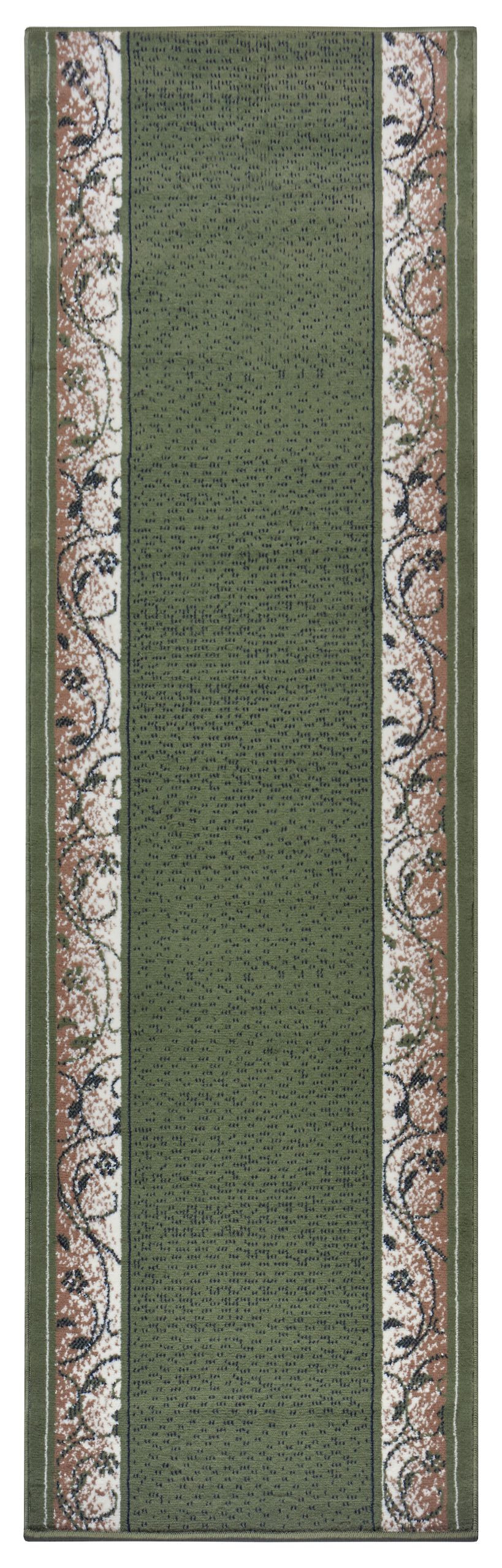 Levně Hanse Home Collection koberce Běhoun Basic 105492 Green - 80x300 cm
