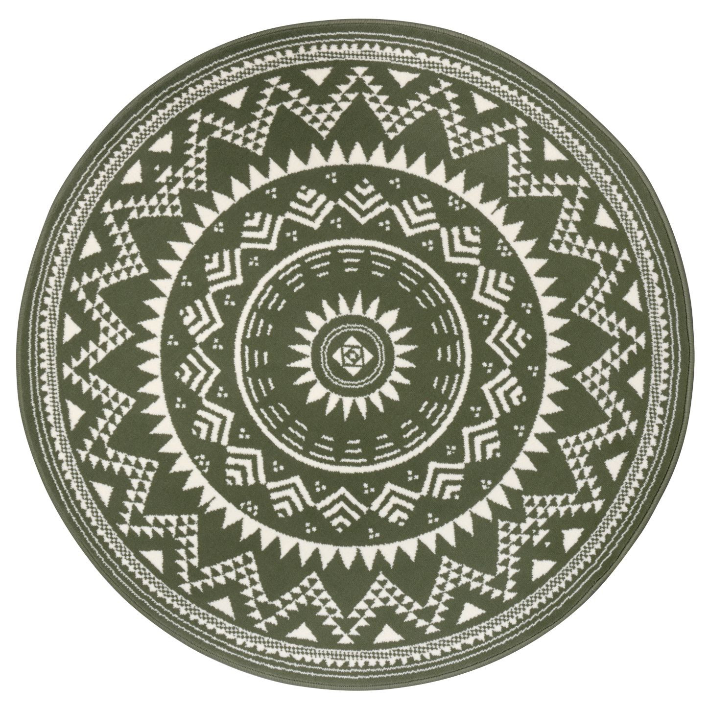 Levně Hanse Home Collection koberce Kusový koberec Celebration 105504 Valencia Green kruh - 200x200 (průměr) kruh cm