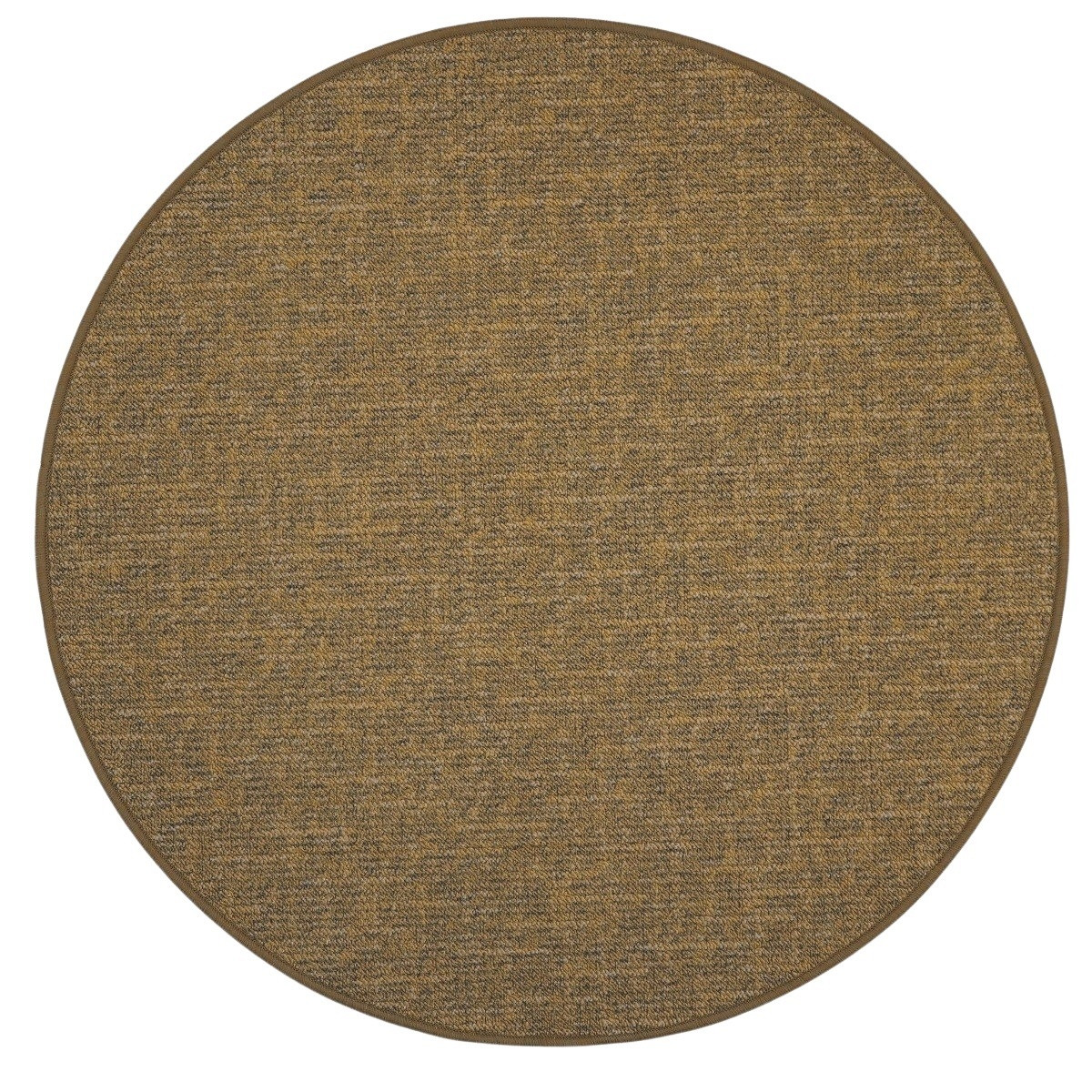 Levně Vopi, Kusový koberec Alassio zlatohnědý kruh, 100x100 (průměr) kruh, hnědá, chodba / předsíň