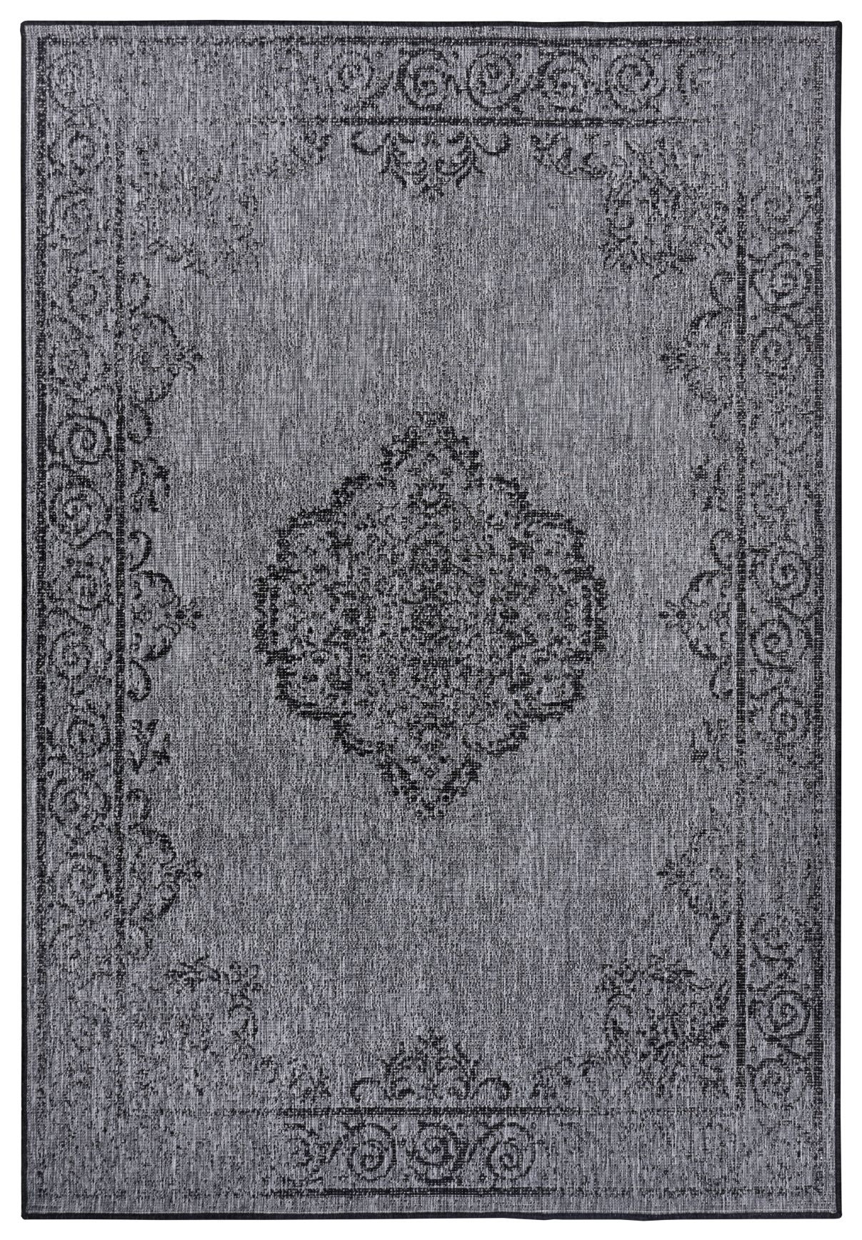 Levně NORTHRUGS - Hanse Home koberce Kusový koberec Twin Supreme 105424 Cebu Night Silver – na ven i na doma - 160x230 cm