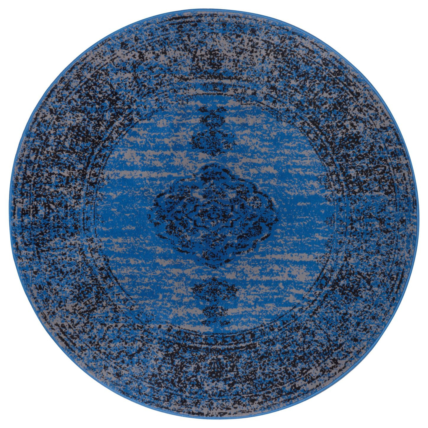 Kusový koberec Gloria 105517 Jeans kruh - 160x160 (průměr) kruh cm Hanse Home Collection koberce