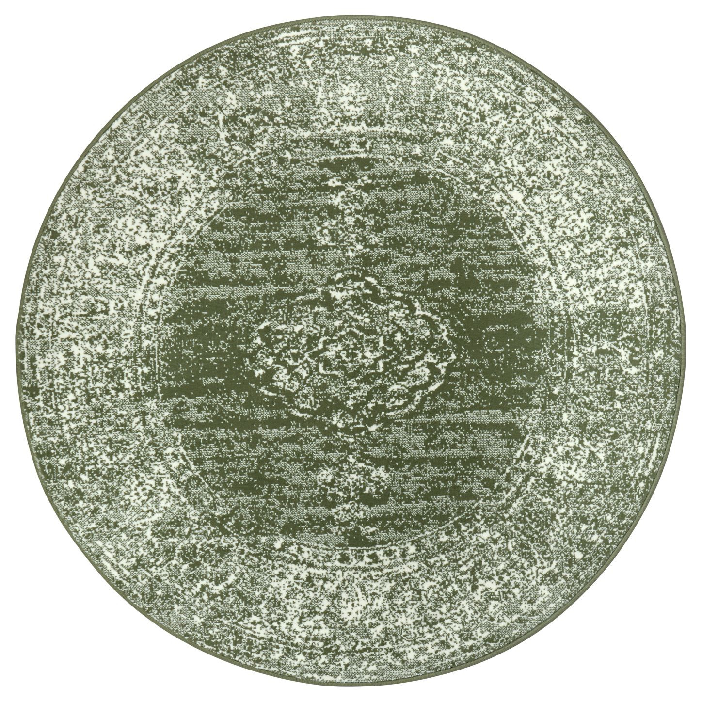 Levně Hanse Home Collection koberce Kusový koberec Gloria 105519 Green kruh - 160x160 (průměr) kruh cm