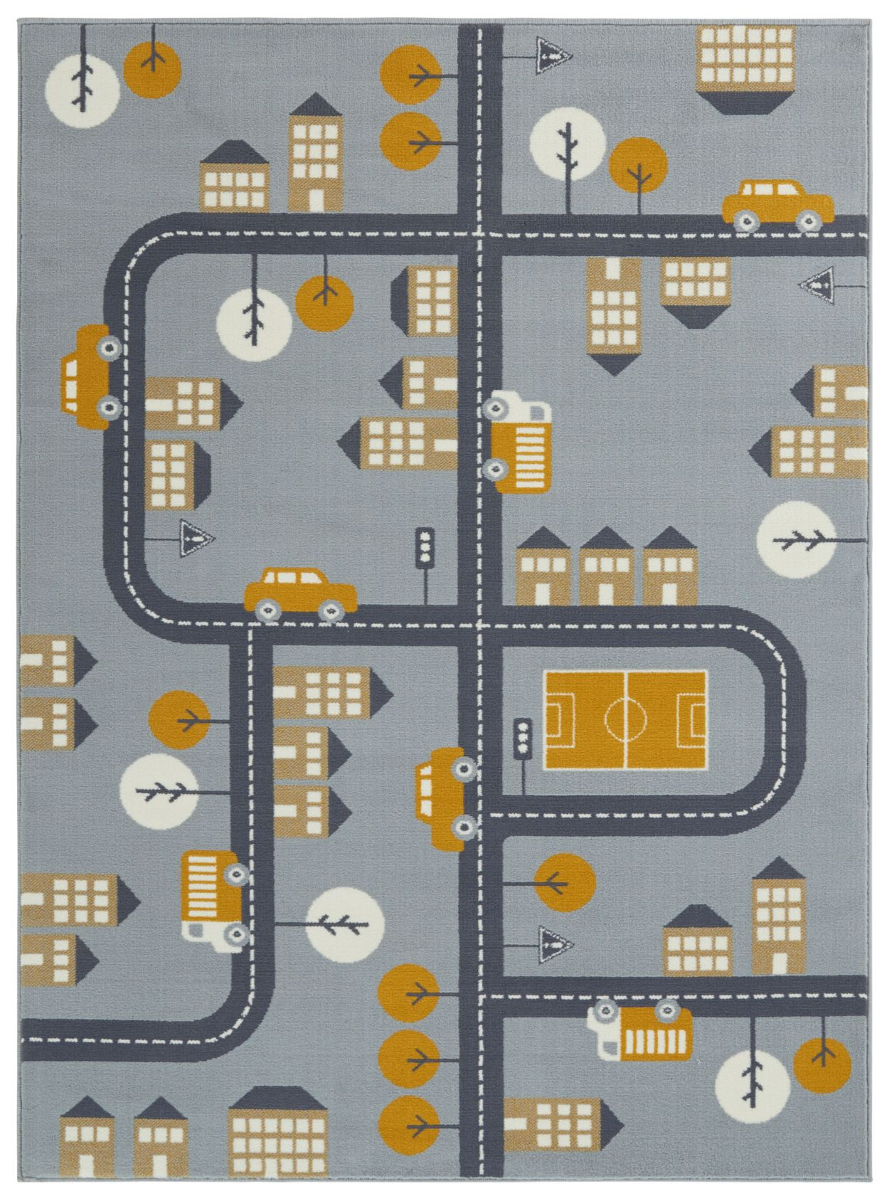 Levně Hanse Home Collection koberce Dětský koberec Adventures 105530 Mouse Mustard - 120x170 cm