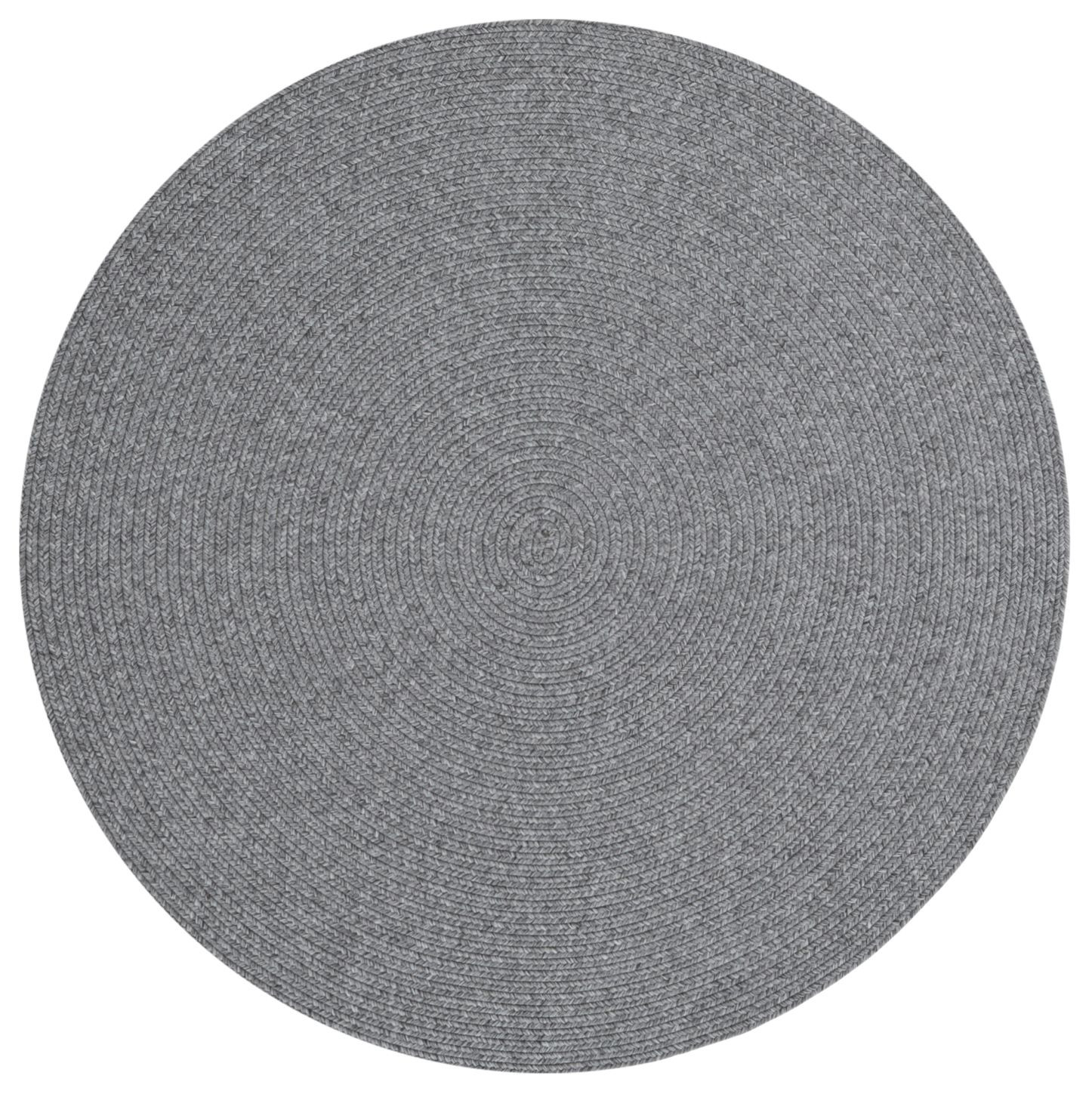 Levně NORTHRUGS - Hanse Home koberce Kusový koberec Braided 105551 Light Grey kruh – na ven i na doma - 150x150 (průměr) kruh cm