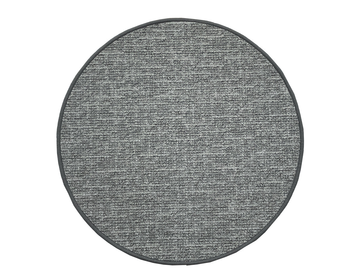 Levně Vopi koberce Kusový koberec Alassio šedý kruh - 160x160 (průměr) kruh cm