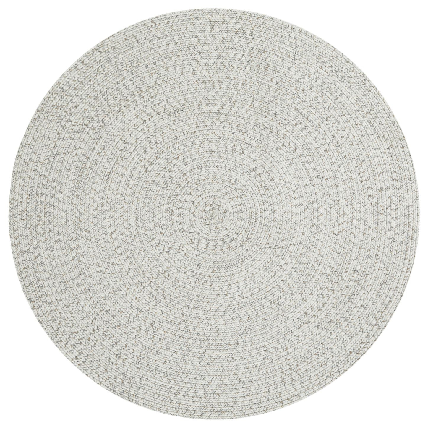 Levně NORTHRUGS - Hanse Home koberce Kusový koberec Braided 105553 Light Melange kruh – na ven i na doma - 150x150 (průměr) kruh cm