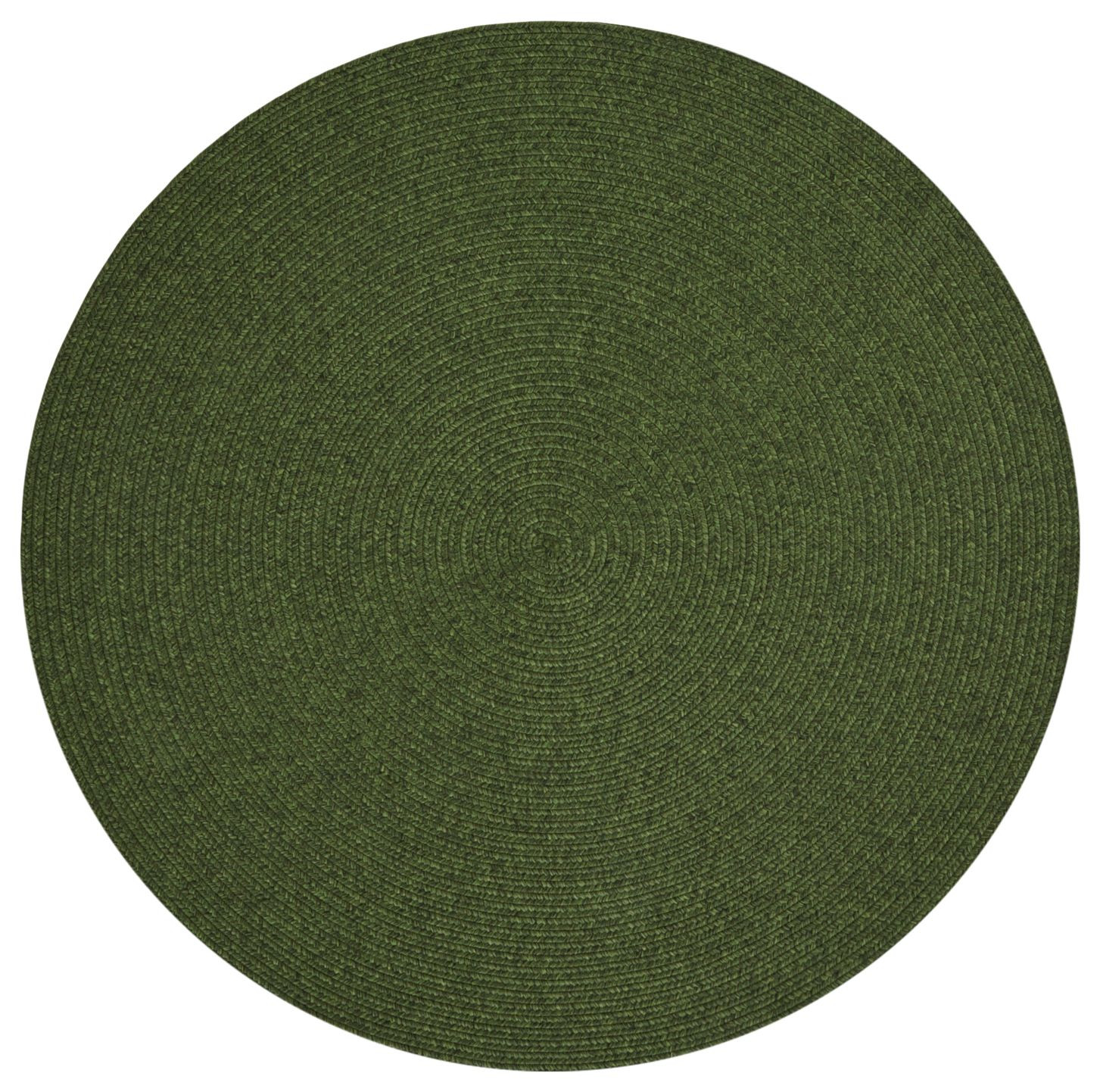 Levně NORTHRUGS - Hanse Home koberce Kusový koberec Braided 105554 Green kruh – na ven i na doma - 150x150 (průměr) kruh cm