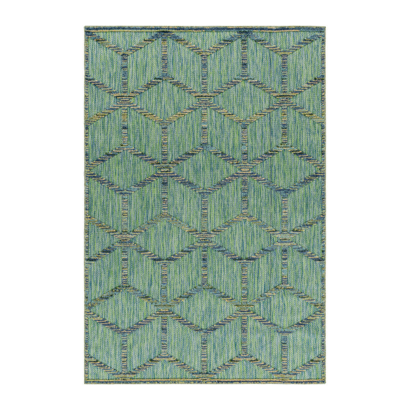 Levně Ayyildiz koberce Kusový koberec Bahama 5151 Green – na ven i na doma - 140x200 cm