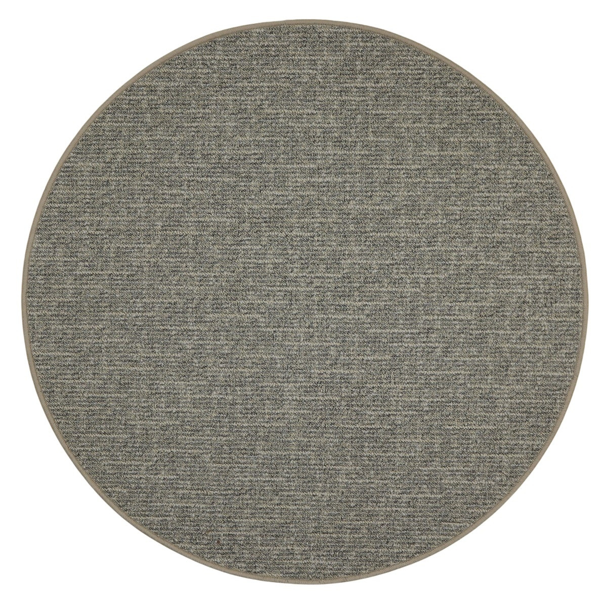 Levně Vopi, Kusový koberec Alassio šedobéžový kruh, 100x100 (průměr) kruh, šedá, chodba / předsíň