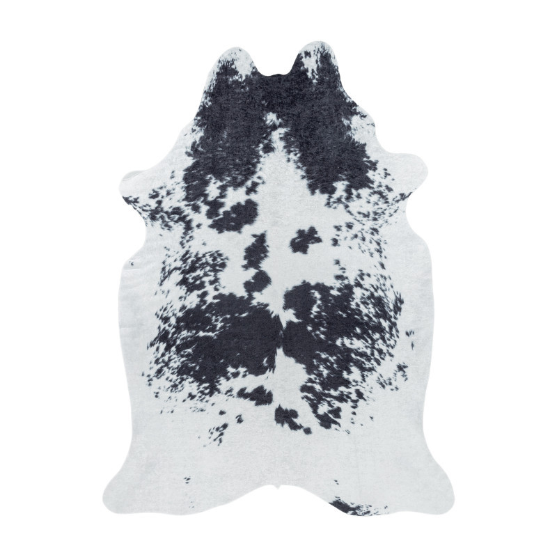 Levně Ayyildiz koberce Kusový koberec Etosha 4114 black (tvar kožešiny) - 100x135 tvar kožešiny cm