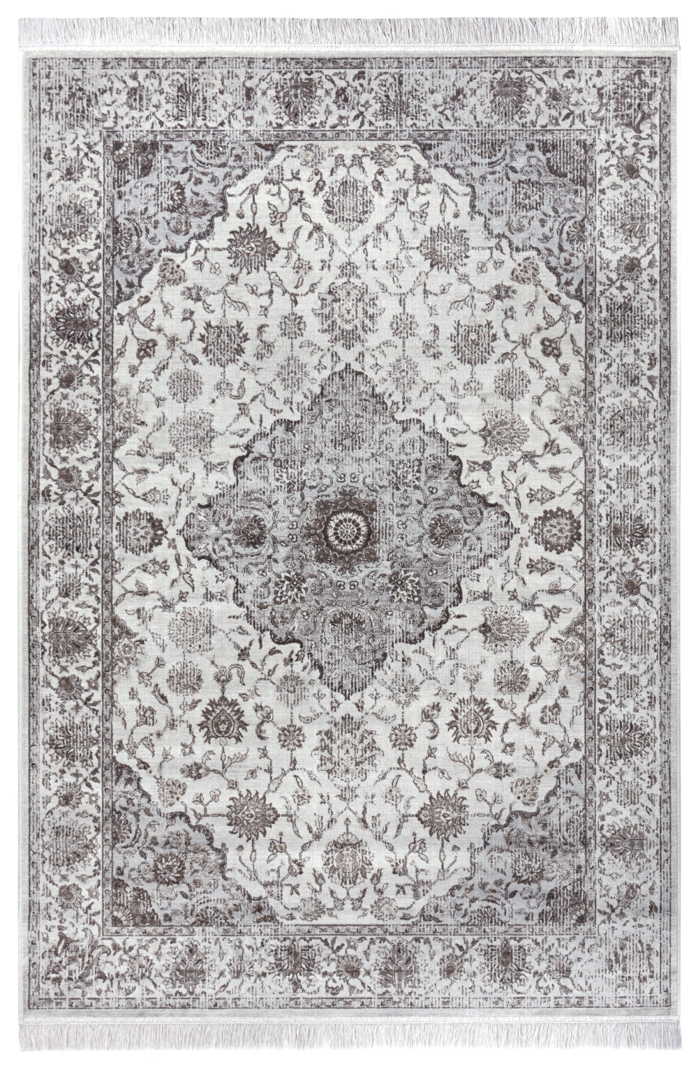 Levně ELLE Decoration koberce DOPRODEJ: 95x140 cm Kusový koberec Ghazni 105040 Grey Cream - 95x140 cm