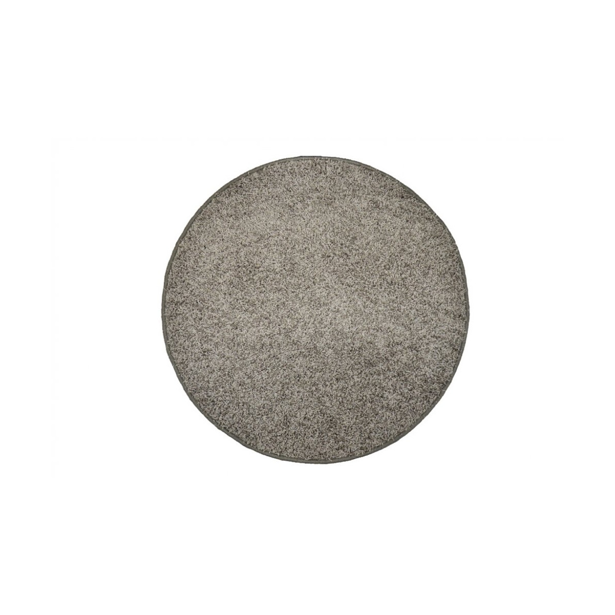 AKCE: 100x100 (průměr) kruh cm Kusový kulatý koberec Color Shaggy šedý