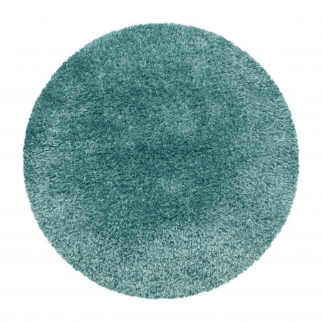 Levně Ayyildiz koberce Kusový koberec Brilliant Shaggy 4200 Aqua kruh - 160x160 (průměr) kruh cm
