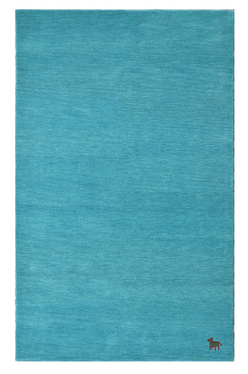 Levně Asra Ručně všívaný kusový koberec Asra wool tyrkys - 160x230 cm