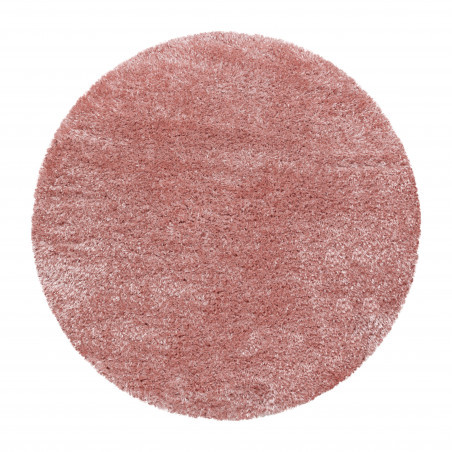Levně Ayyildiz koberce Kusový koberec Brilliant Shaggy 4200 Rose kruh - 160x160 (průměr) kruh cm