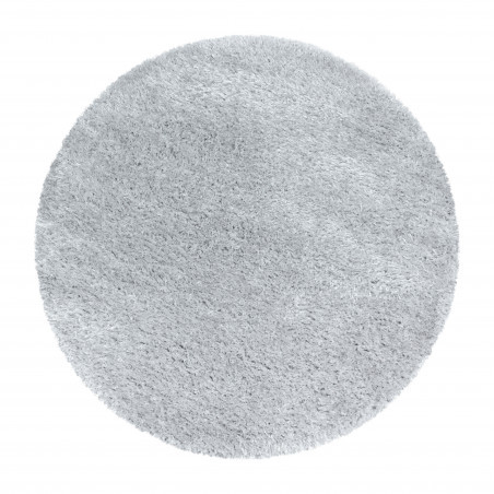 Kusový koberec Brilliant Shaggy 4200 Silver kruh - 80x80 (průměr) kruh cm Ayyildiz koberce
