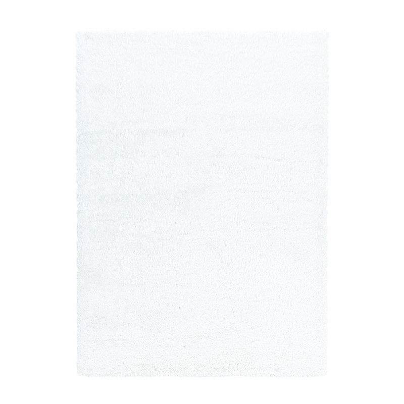 Levně Ayyildiz koberce Kusový koberec Brilliant Shaggy 4200 Snow - 80x250 cm Bílá