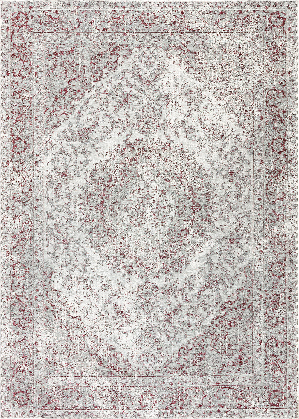 Osta, Kusový koberec Origins 50005/J310, 67x130, šedá, chodba / předsíň