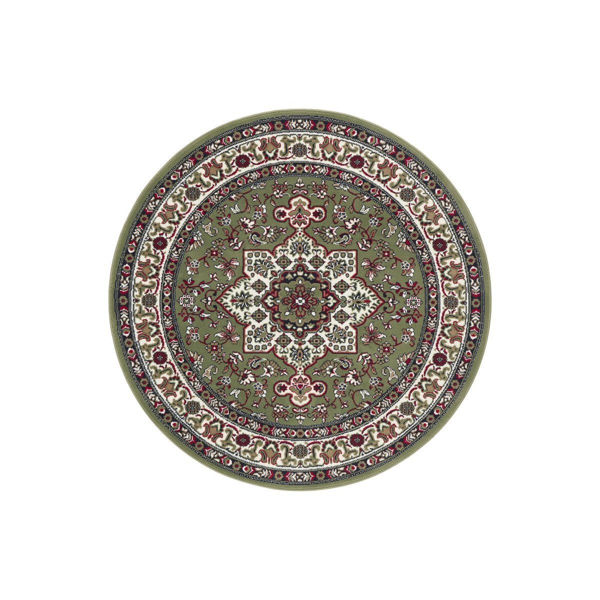 AKCE: 160x160 (průměr) kruh cm Kruhový koberec Mirkan 104104 Green