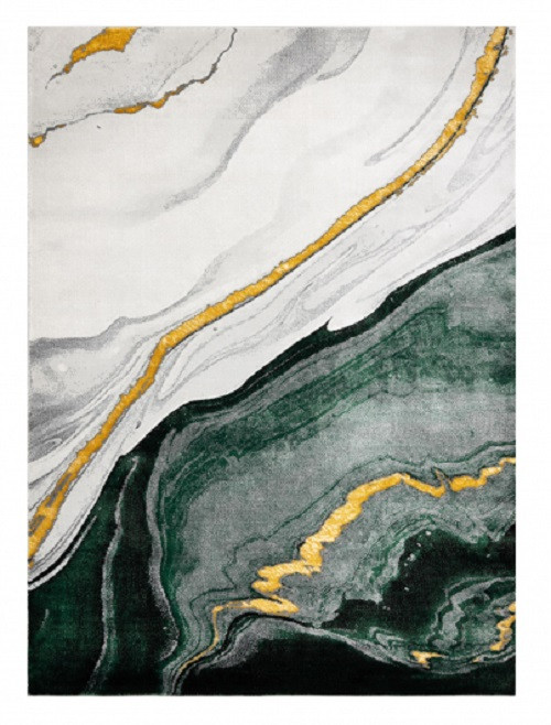 Levně Dywany Łuszczów Kusový koberec Emerald 1017 green and gold - 160x220 cm