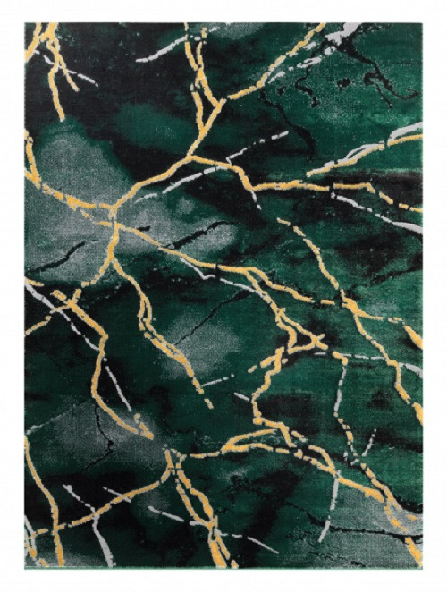 Levně Dywany Łuszczów Kusový koberec Emerald 1018 green and gold - 80x150 cm