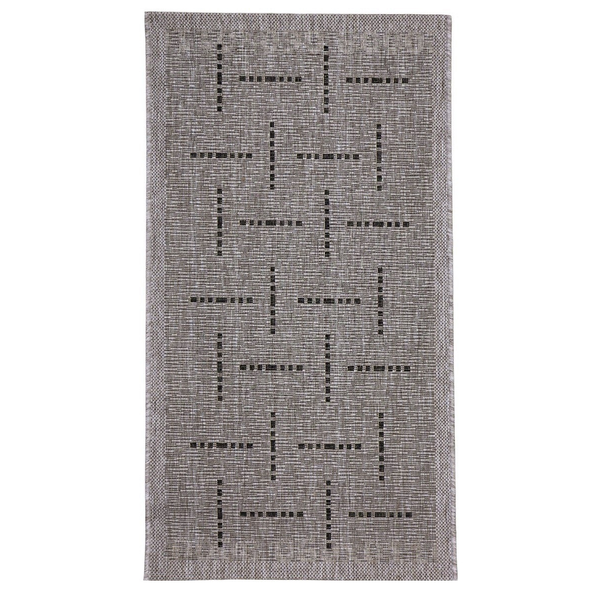 Kusový koberec FLOORLUX Silver/Black 20008