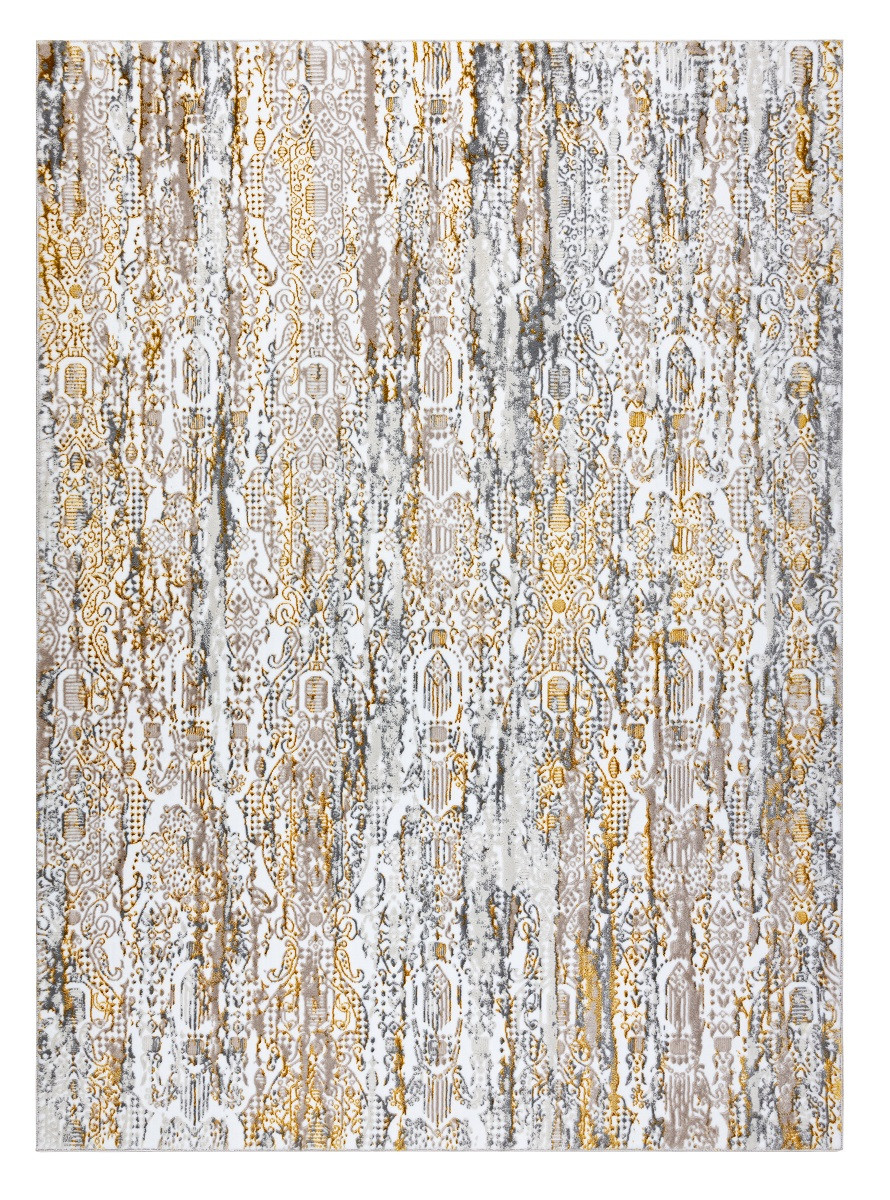 Levně Dywany Łuszczów Kusový koberec Gloss 8487 63 Ornament gold/beige - 140x190 cm