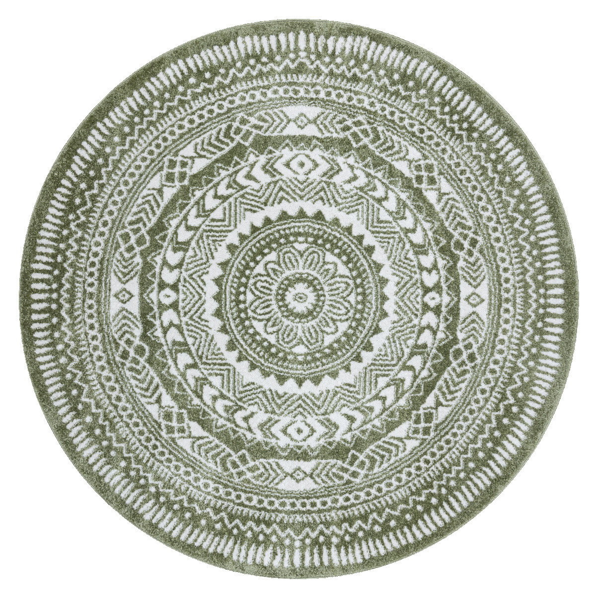 Levně Dywany Łuszczów Kusový koberec Napkin green kruh - 120x120 (průměr) kruh cm