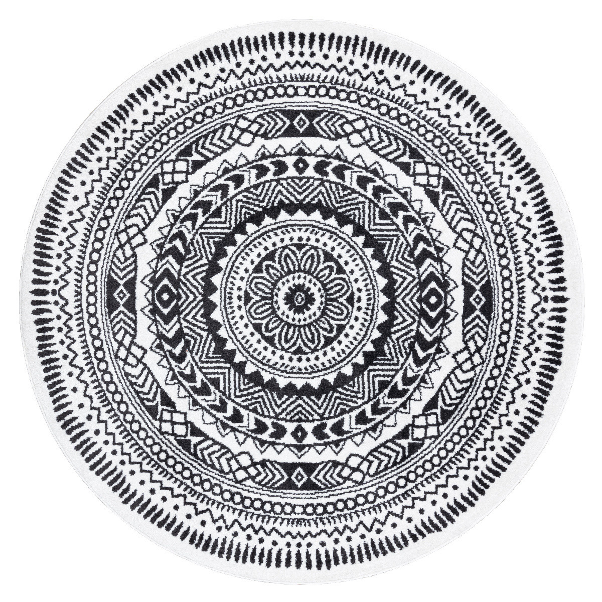 Levně Dywany Łuszczów Kusový koberec Napkin grey kruh - 100x100 (průměr) kruh cm