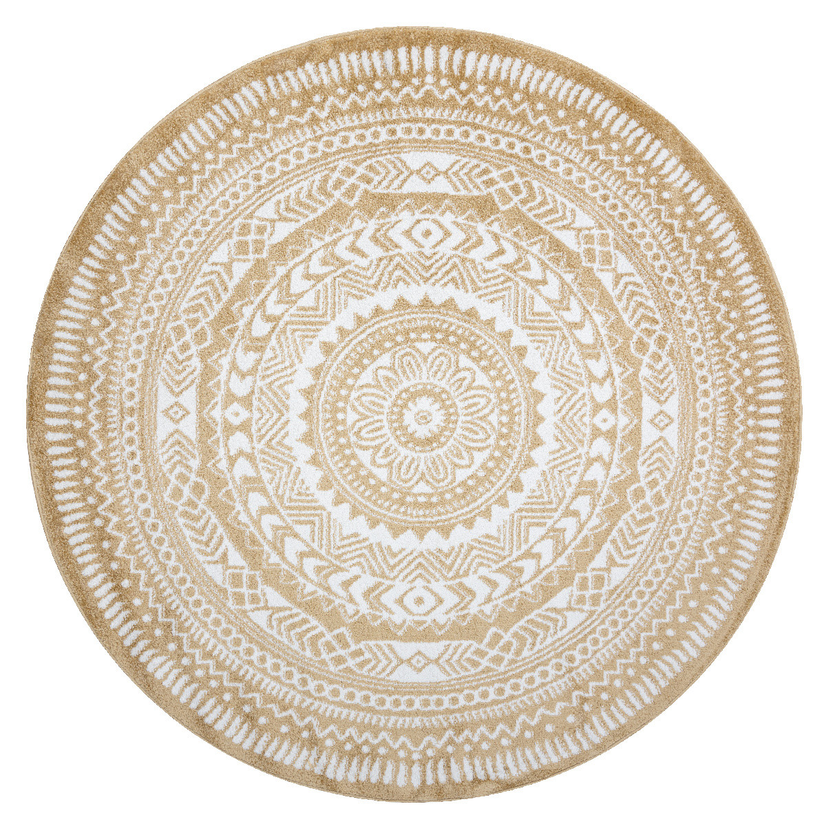 Levně Dywany Łuszczów Kusový koberec Napkin gold kruh - 120x120 (průměr) kruh cm