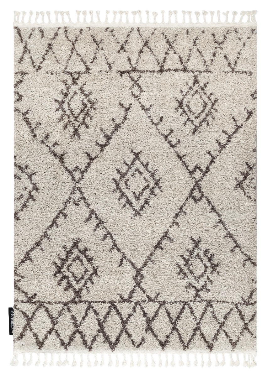 Levně Dywany Łuszczów Kusový koberec Berber Fez G0535 cream and brown - 140x190 cm