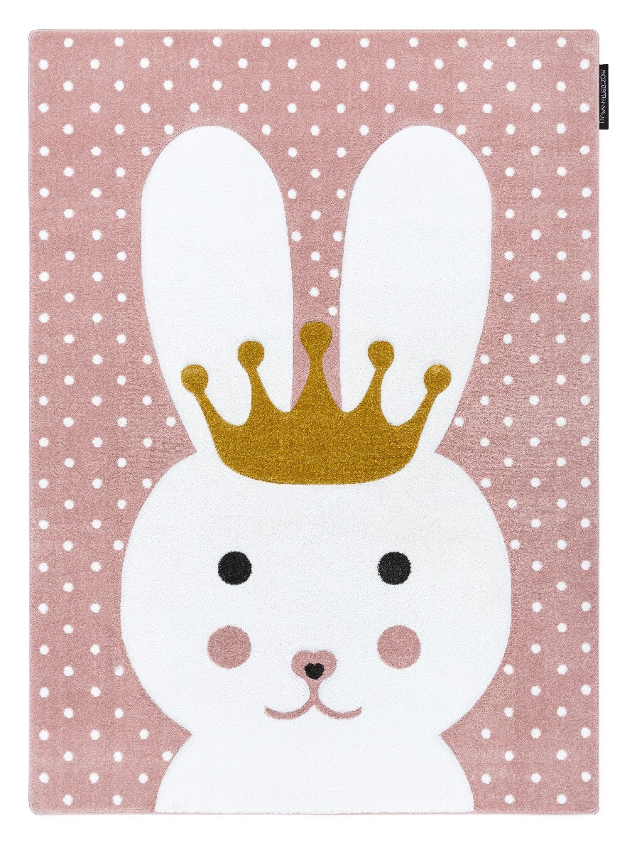 Levně Dywany Łuszczów Dětský kusový koberec Petit Bunny pink - 120x170 cm