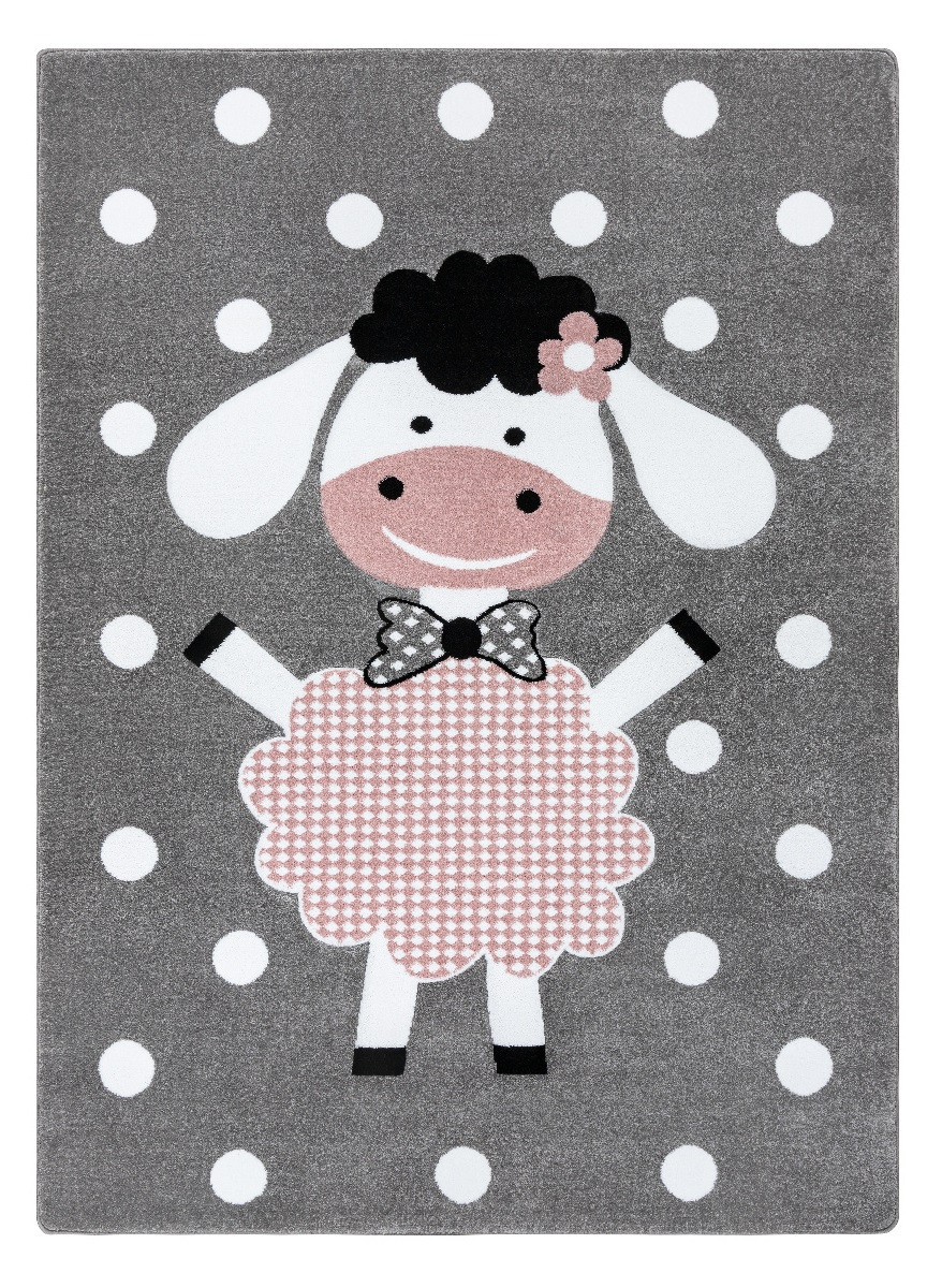 Levně Dywany Łuszczów Dětský kusový koberec Petit Dolly sheep grey - 140x190 cm