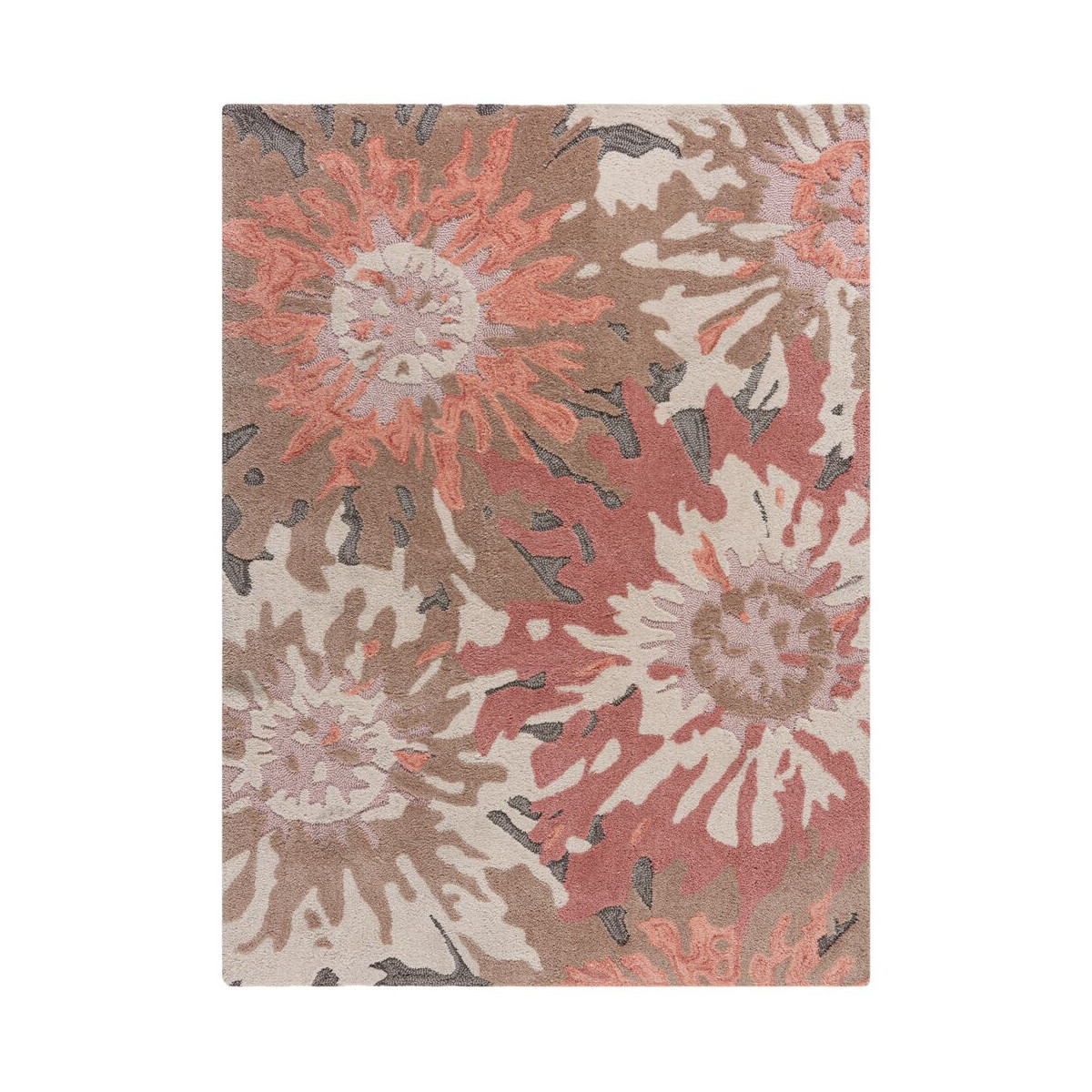 AKCE: 160x230 cm Kusový koberec Zest Soft Floral Terracotta
